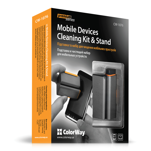 Комплект для чищення ColorWay Premium набір для мобільних пристроїв CW-1076
