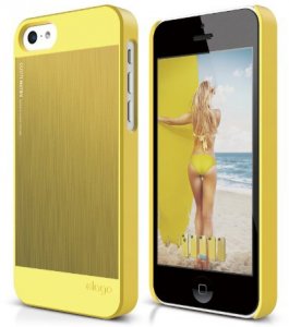 Чехол Elago iPhone 5C - Outfit MATRIX Aluminum Case (Yellow)