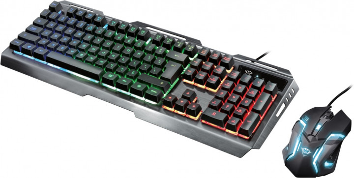 Клавіатура + мишка Trust GXT 845 Tural Gaming Combo STEEL