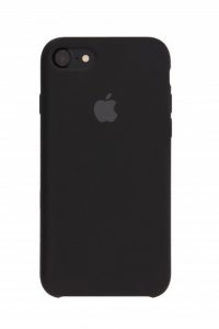 Накладка Silicone Case Full for iPhone 7/8 (18) black