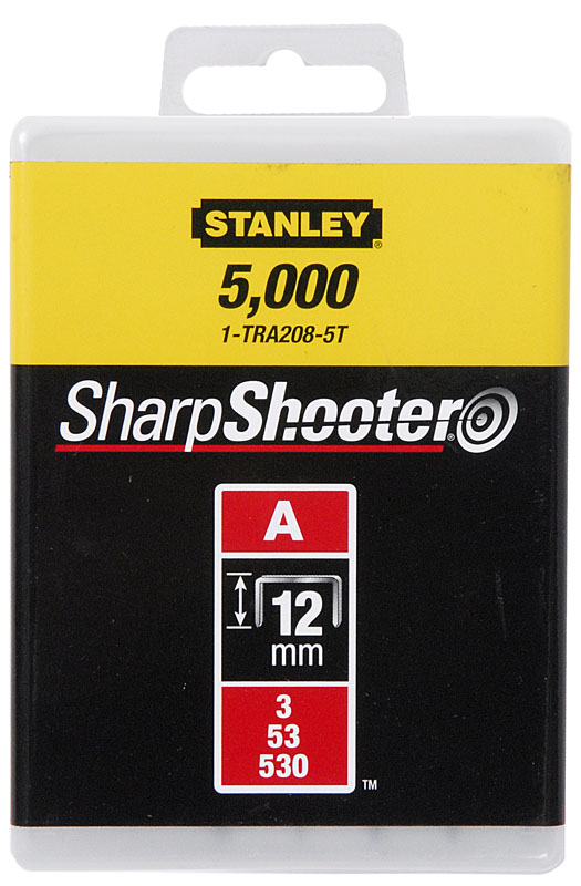 Скоби Stanley 1-TRA208T 12мм (1000шт.) (блістер)