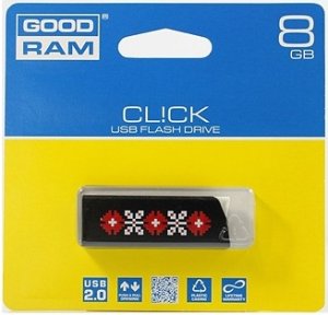 USB флешдрайв GoodRAM CL!CK 8GB UKRAINE, Black