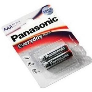 Батарейка Panasonic EVERYDAY POWER щелочная AAA BLI 2шт LR03REE/2BR