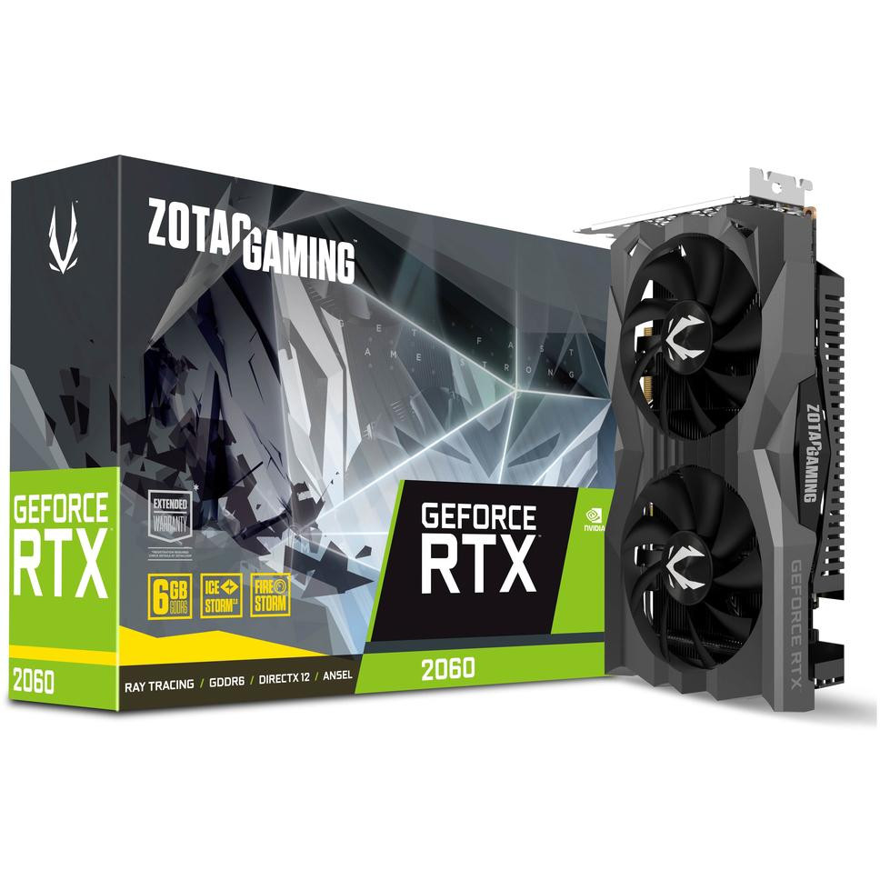 Відеокарта Zotac GeForce RTX2060 D6 6GB GDDR6 (ZT-T20600H-10M)
