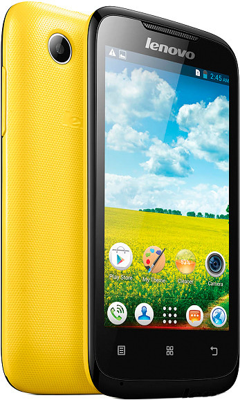 Смартфон Lenovo A369i Yellow
