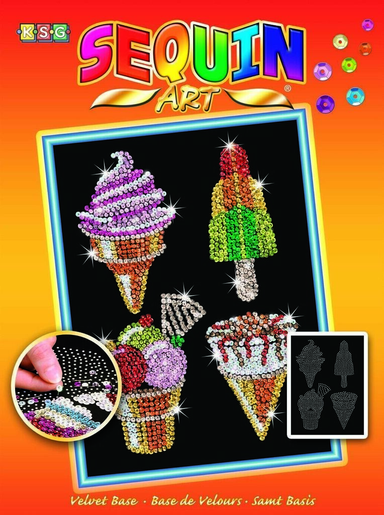 Набір для творчості Art ORANGE Ice Creams Sequin Art