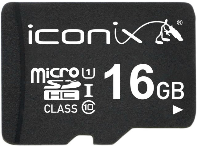Карта пам'яті ICONIX microSD 16GB class 10 + adapter