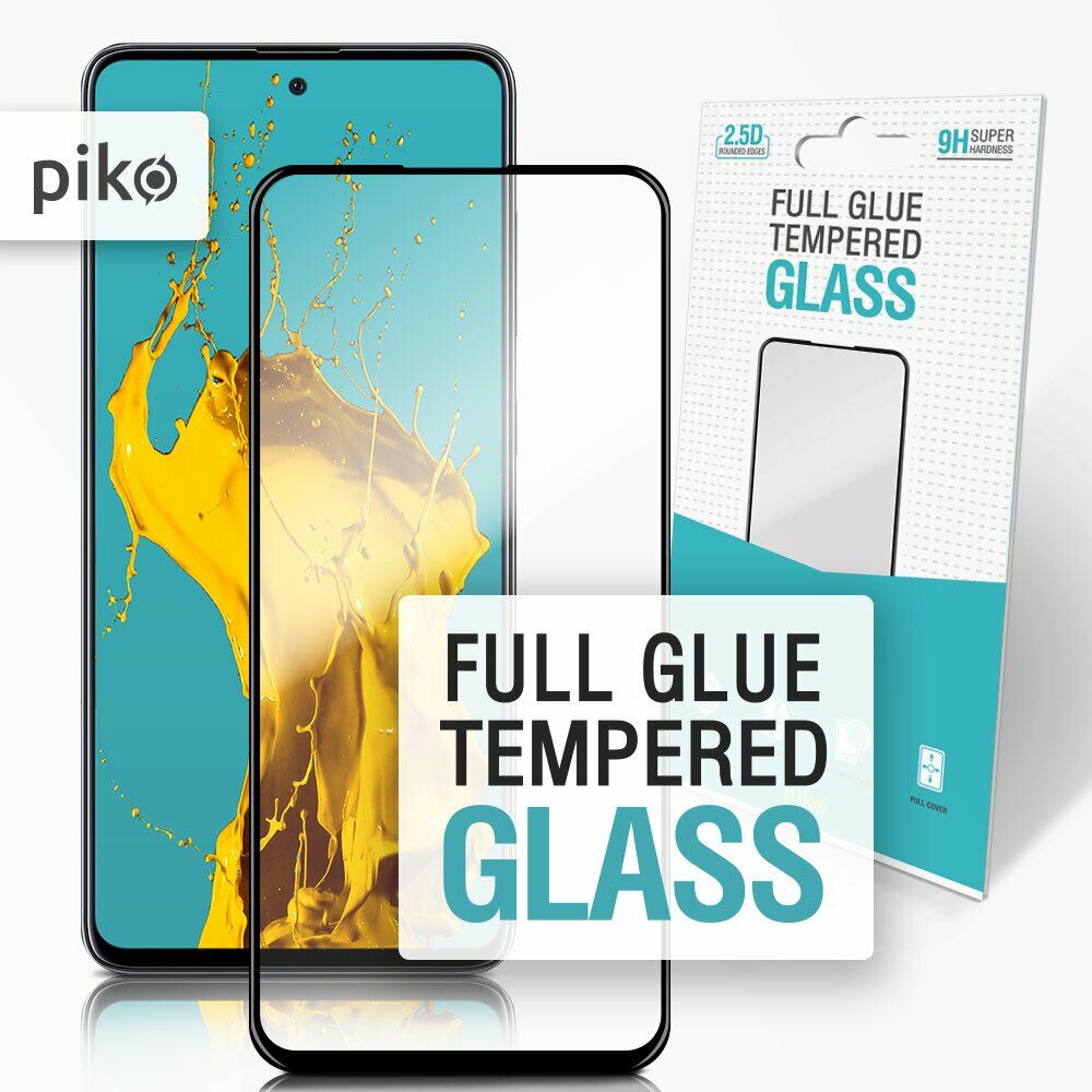 Захисне скло Piko Full Glue для Samsung A51 (A515) (чорне)