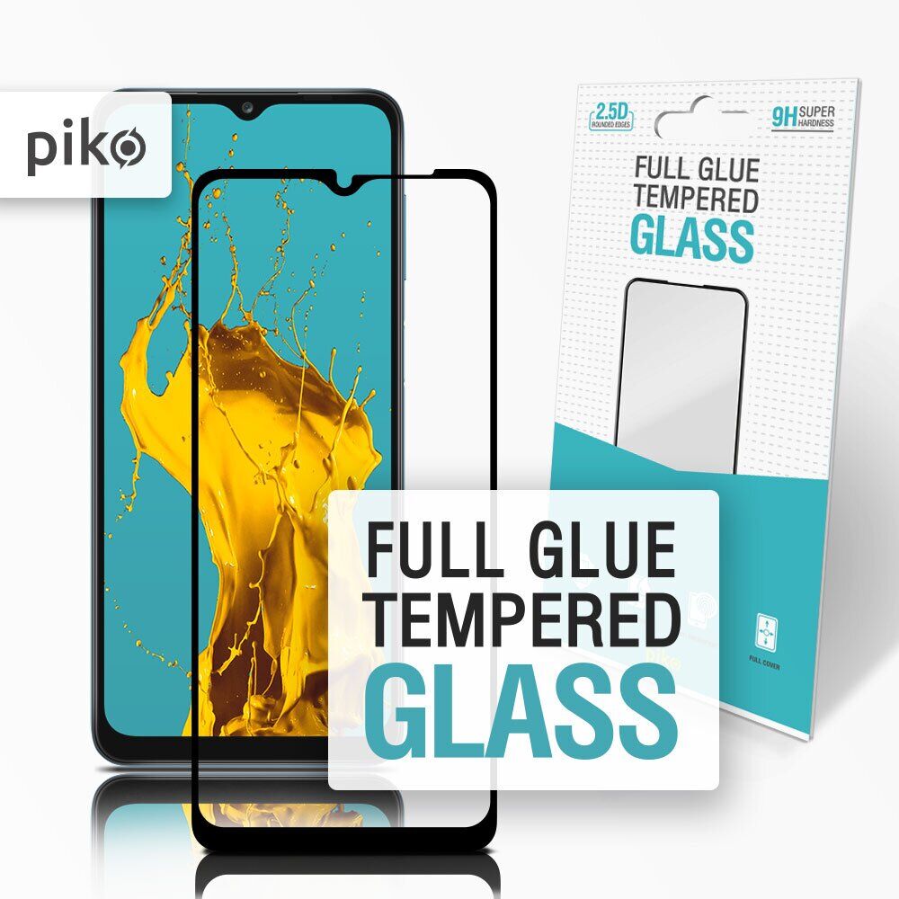 Захисне скло Piko Full Glue для Samsung A12 (чорне)