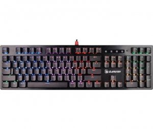 Клавиатура A4Tech Bloody B820R, красные свитчи, черная, подсветка клавиш, USB