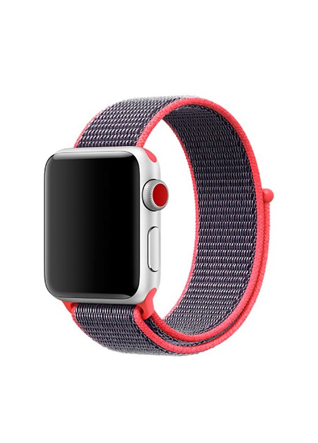 Ремінець Apple Watch Sport Loop 42/44 Black-pink