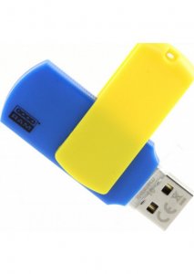 USB флешдрайв GoodRAM UCO2 32 GBUKRAINE, Blue/Yellow