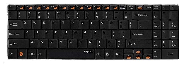 Клавіатура Rapoo E9070 чорна