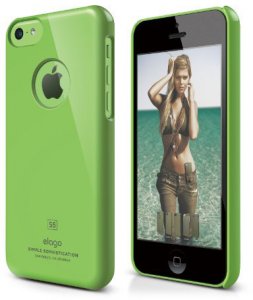 Чехол Elago iPhone 5C - Slim Fit (Green)
