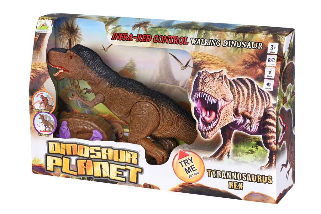 Динозавр Same Toy коричневий зі світлом і звуком (Тиранозавр) RS6133Ut