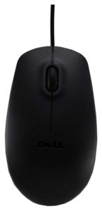 Мышка Dell MS111 Optical Wired USB Mouse Black