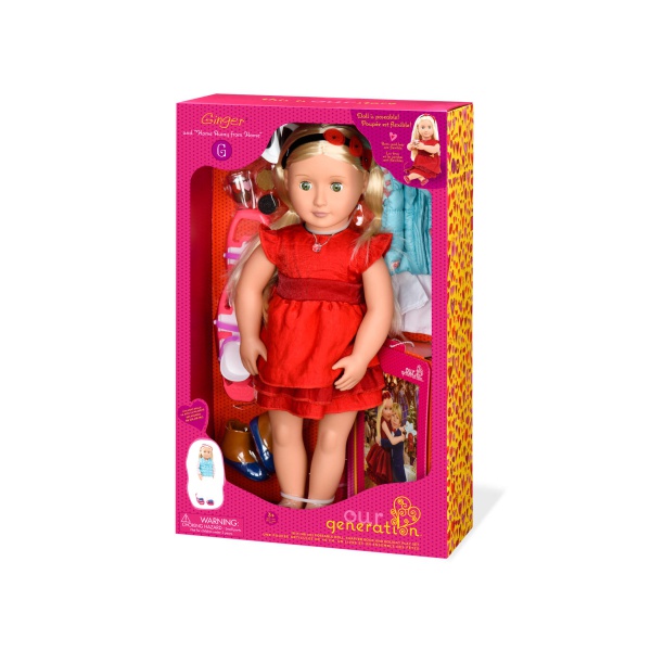 Лялька Our Generation (46 см) Джинджер з одягом і аксесуарами
