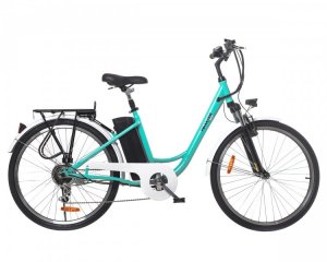 Электрический велосипед Maxxter CITY 26" (светло синий)