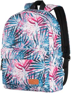 Рюкзак для ноутбука 2E TeensPack Palms, розовый (2E-BPT6114PK)