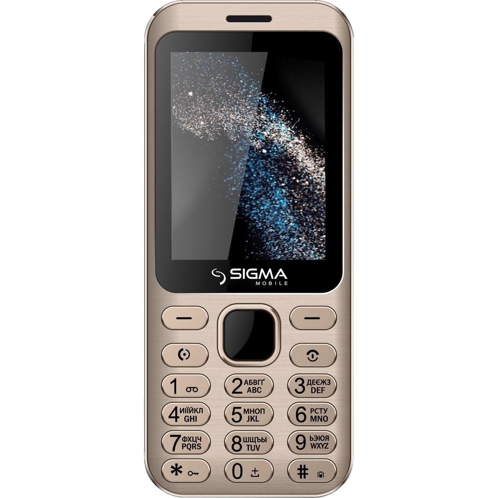 Мобільний телефон Sigma mobile X-Style 33 Steel Gold