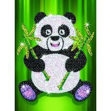 Набор для творчества RED Paz Panda Sequin Art