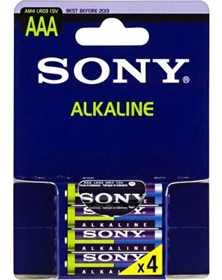 Батарейка Sony LR 03 Alkaline 1x4 шт.