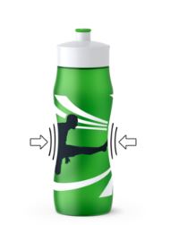 Дитяча пляшка для пиття Tefal (0,6 л, зелена/декор Футбол")