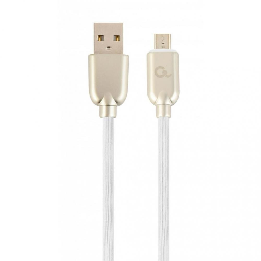 Кабель Cablexpert CC-USB2R-AMmBM-1M-W , USB 2.0 A-папа/Micro B-папа, 1,0 м.