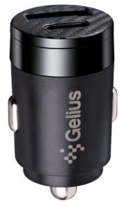 Автомобильное зарядное устройство для Gelius Pro Inch Twix GP-CC010 USB+Type-C QC/PD (30 Watt) Black