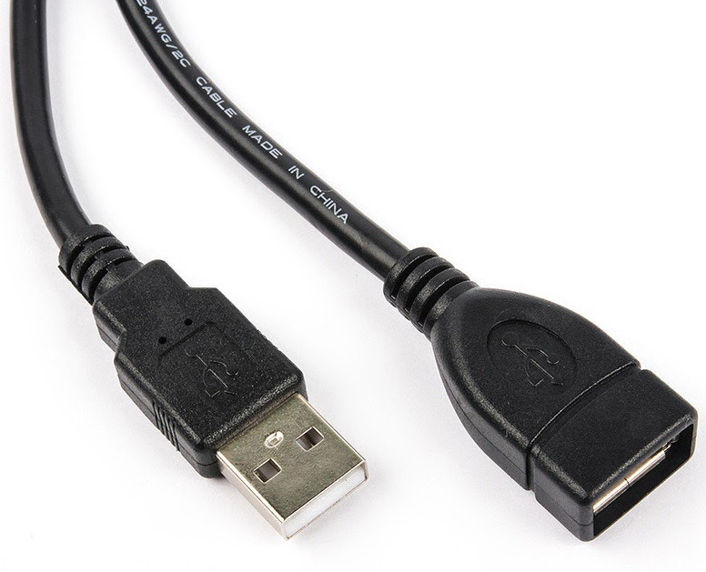 Кабель Logan USB-A 2.0 Male - USB-A 2.0 Female 0.5 м (EL21-0050)