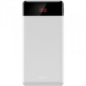 Универсальная батарея Baseus Mini Cu digital display Power Bank 10000mAh White