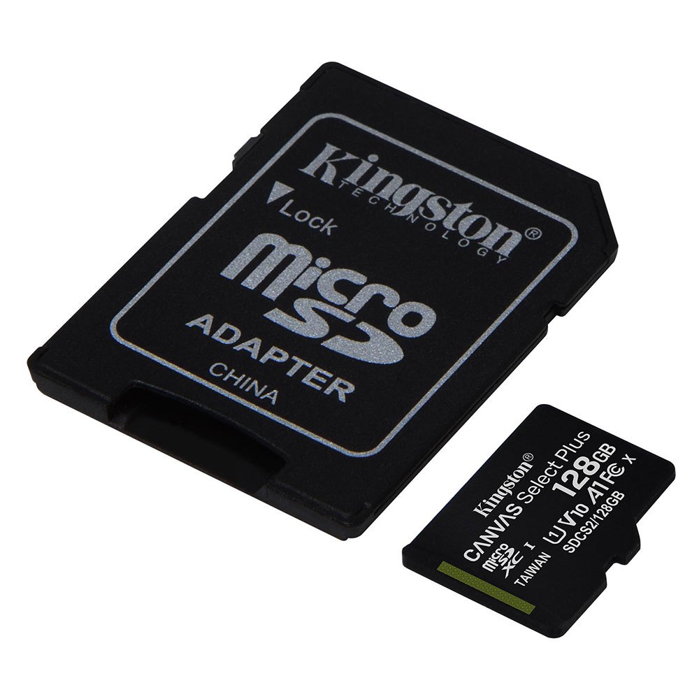 Карта пам'яті Kingston microSDHC 128Gb Canvas Select Plus class 10 А1 (R-100MB/s) (adapter SD)