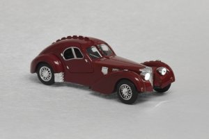 Автомобиль Same Toy Vintage Car со светом и звуком (бордовый)
