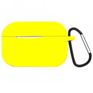 Чехол для наушников AirPods PRO (желтый) Silicone Case