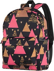 Рюкзак для ноутбука 2E TeensPack Triangles, черный (2E-BPT6114BK)